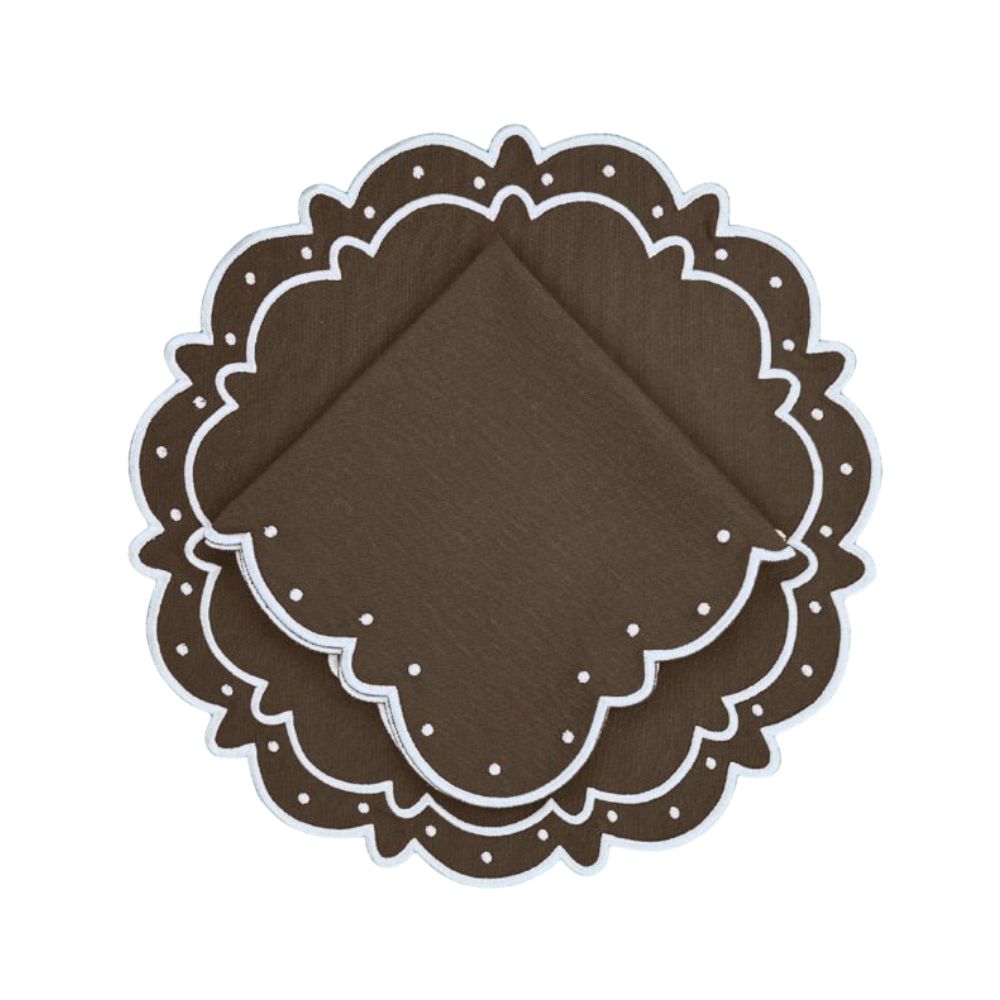 Ava Napkin - Dark Cocoa (Set of 4)