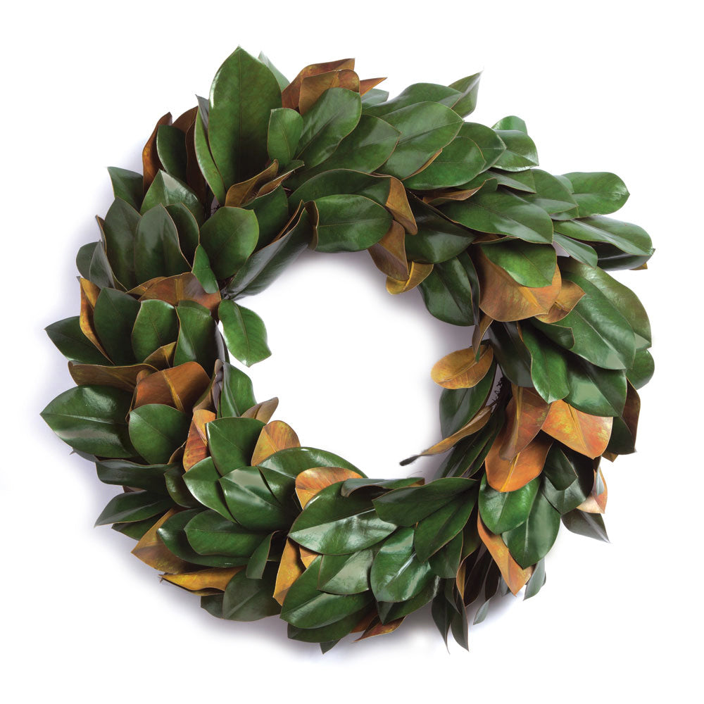 Southern Magnolia Leaves Wreath