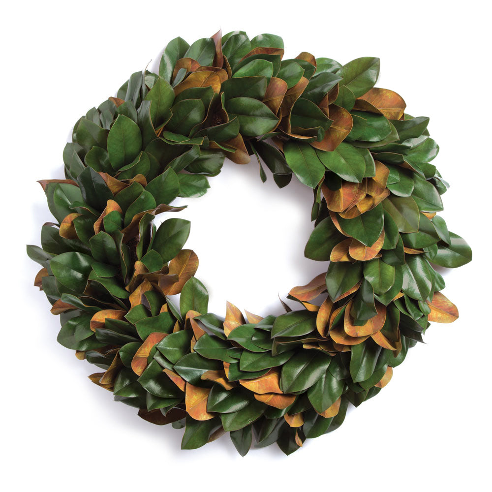 Southern Magnolia Leaves Wreath