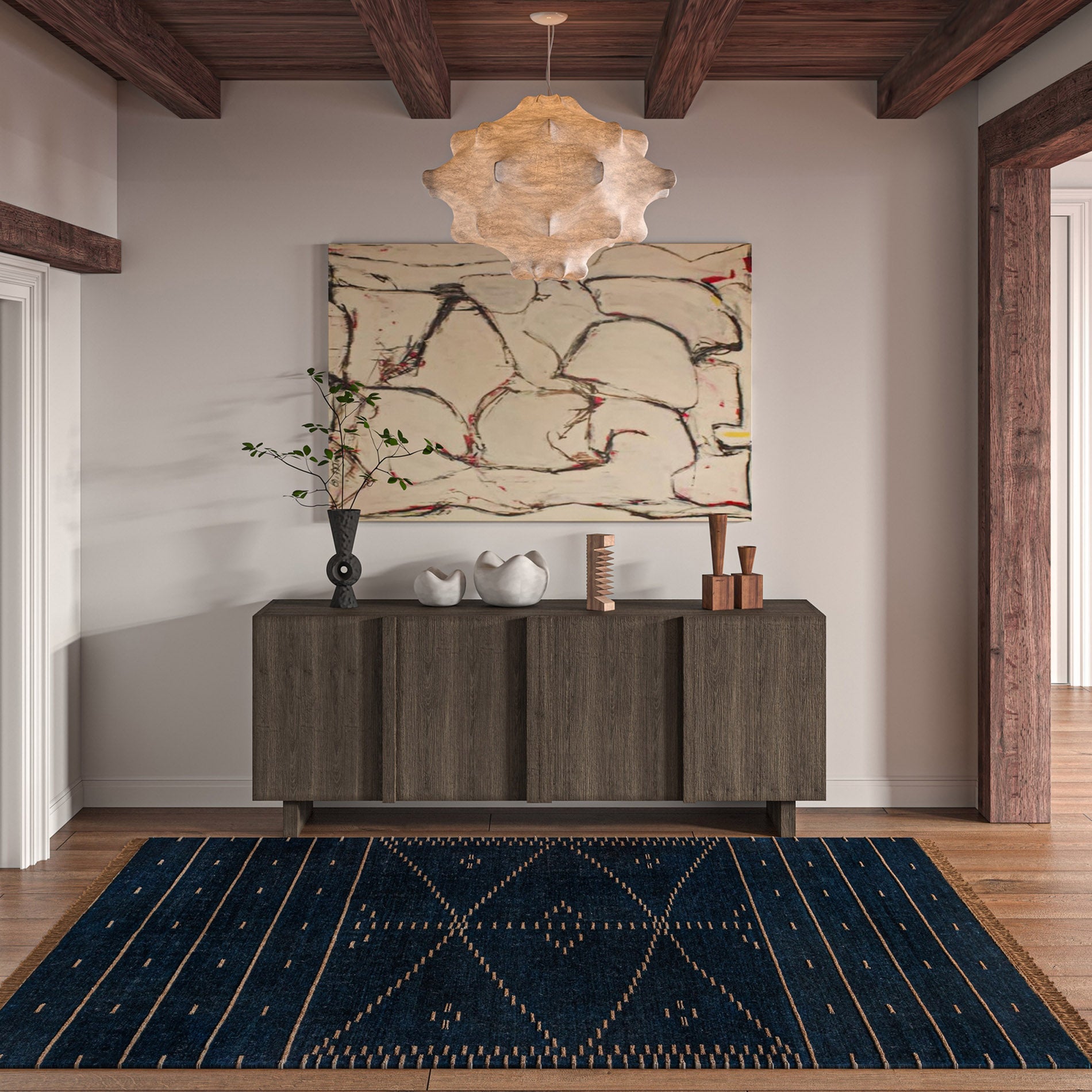 LEMIEUX ET CIE Duar Dalao Indigo Rug