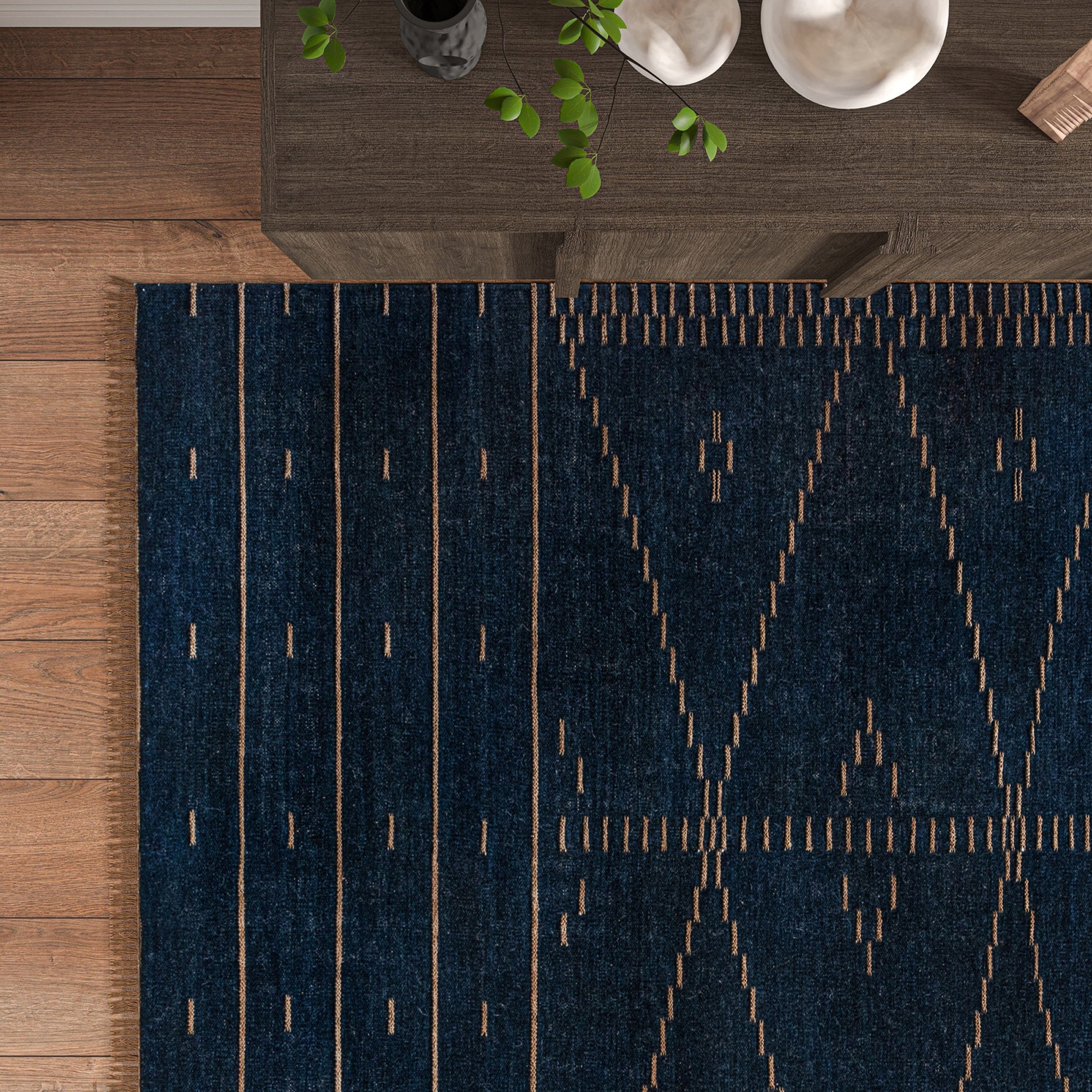 LEMIEUX ET CIE Duar Dalao Indigo Rug