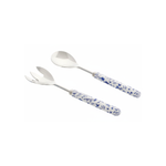 Floral & Vine Enameled Salad Servers