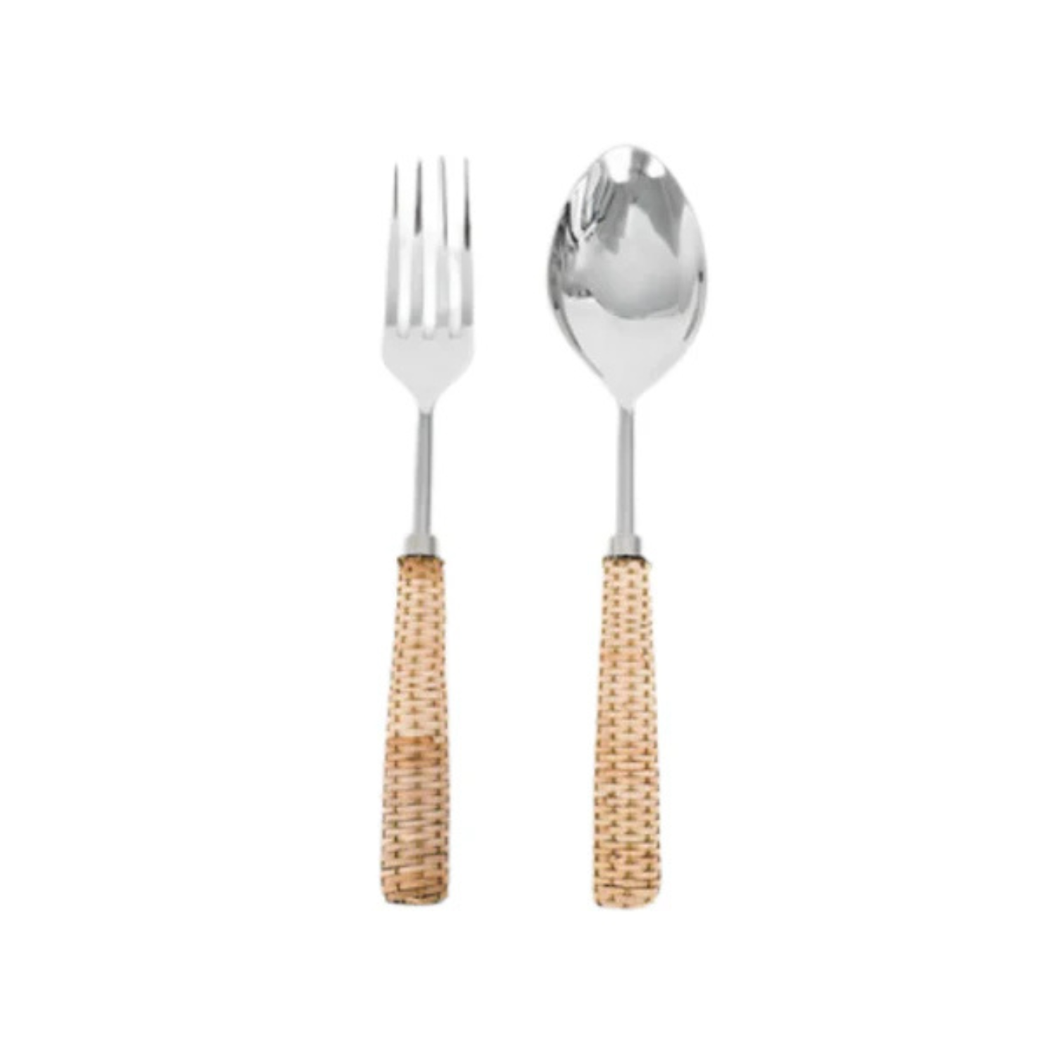 Basketweave Serving Utensils