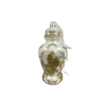 Gold & White Trellis Jar Ornament