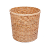 Round Wicker Wastepaper Basket