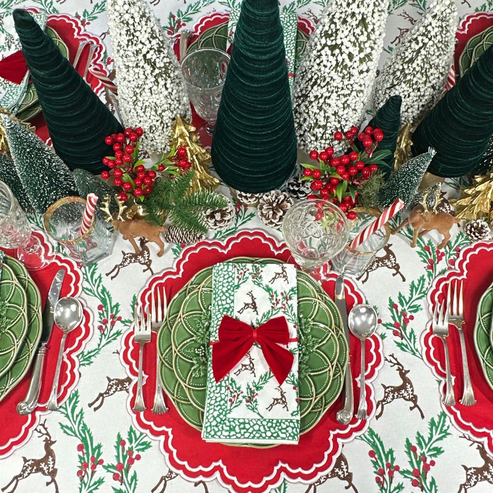 Enchanted Christmas Reindeer - Napkins (Set of 4)