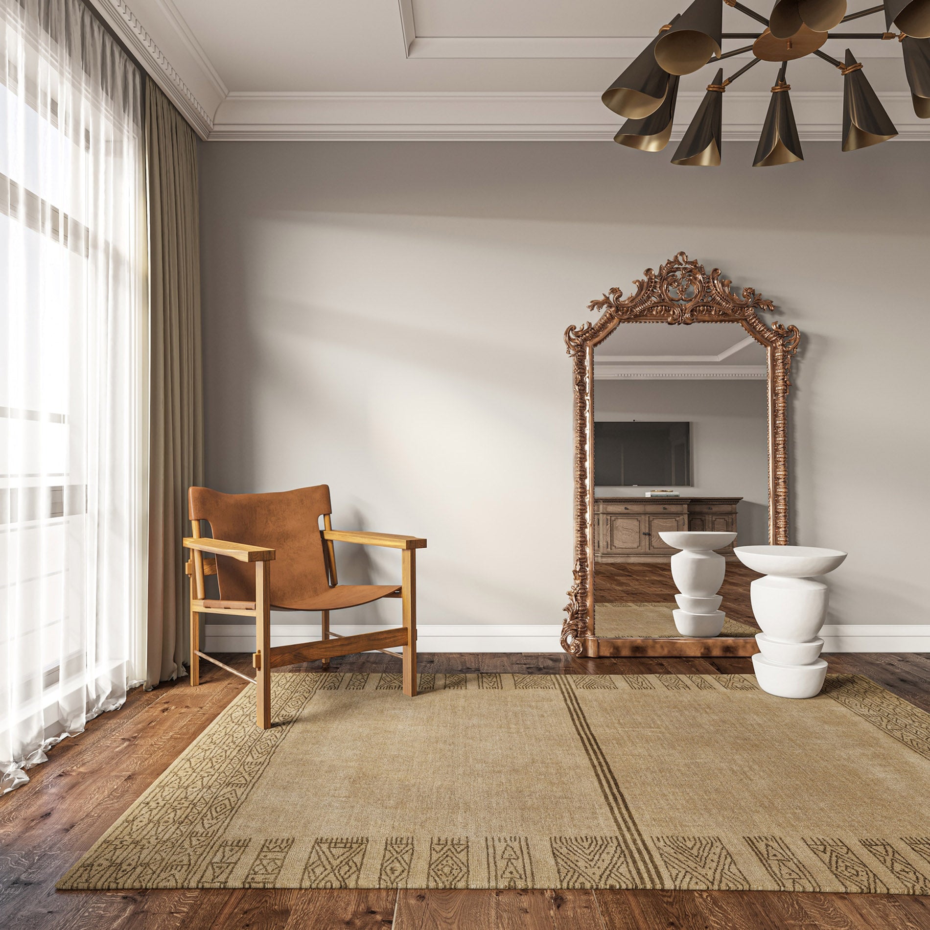 LEMIEUX ET CIE Falaise Camille Natural Rug