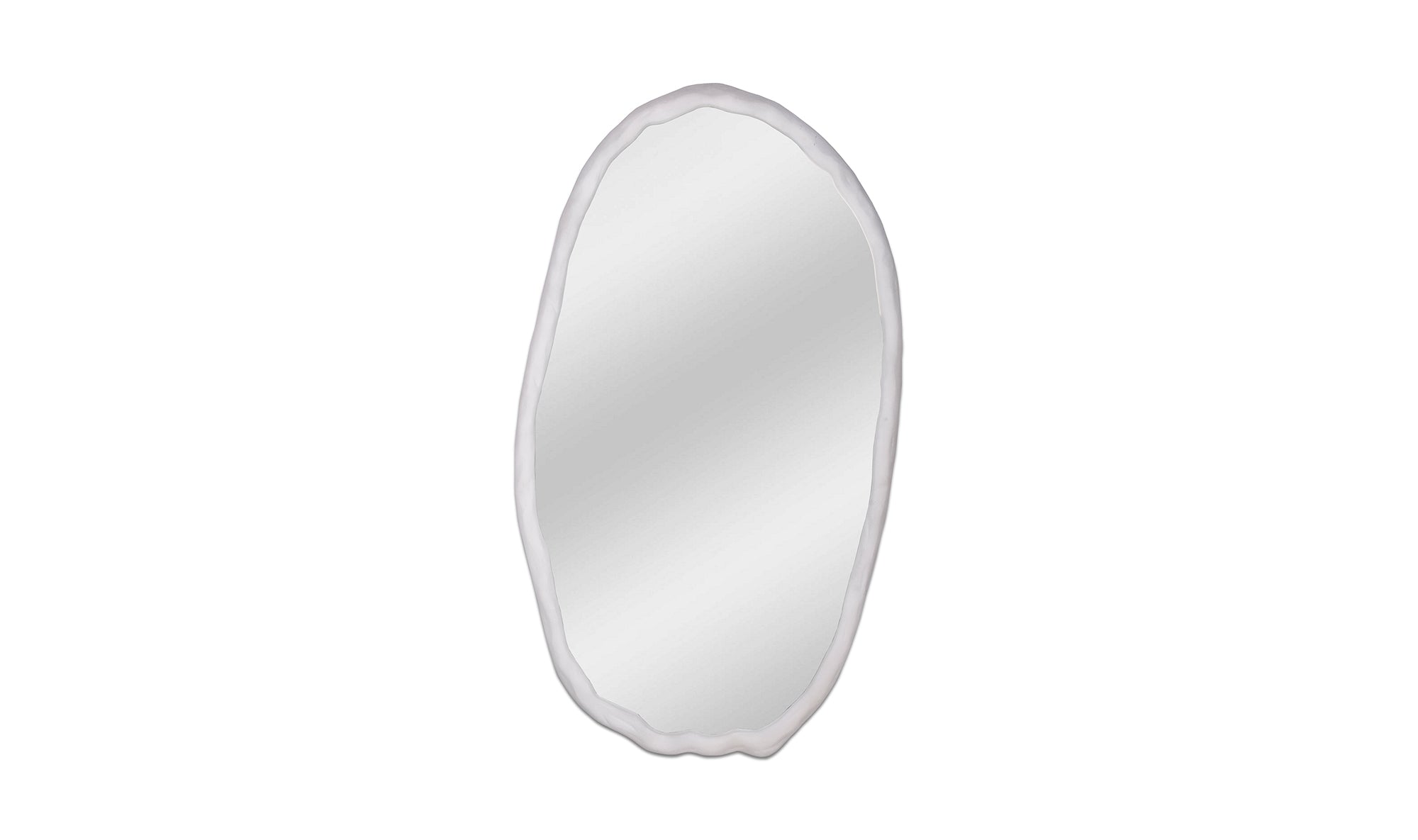 Forge Oval Mirror - White