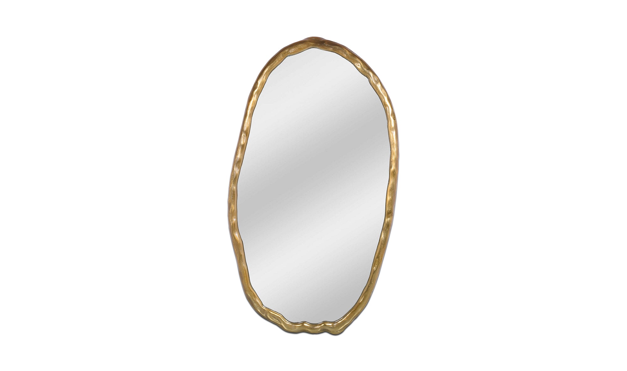 Forge Oval Mirror - Gold