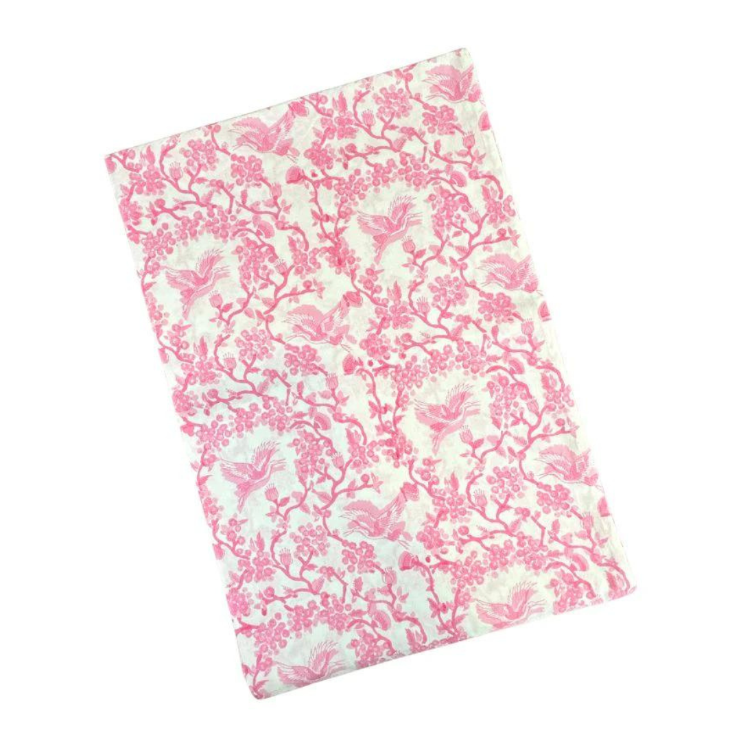 Toile De Jouy Birds - Pink - Tablecloth