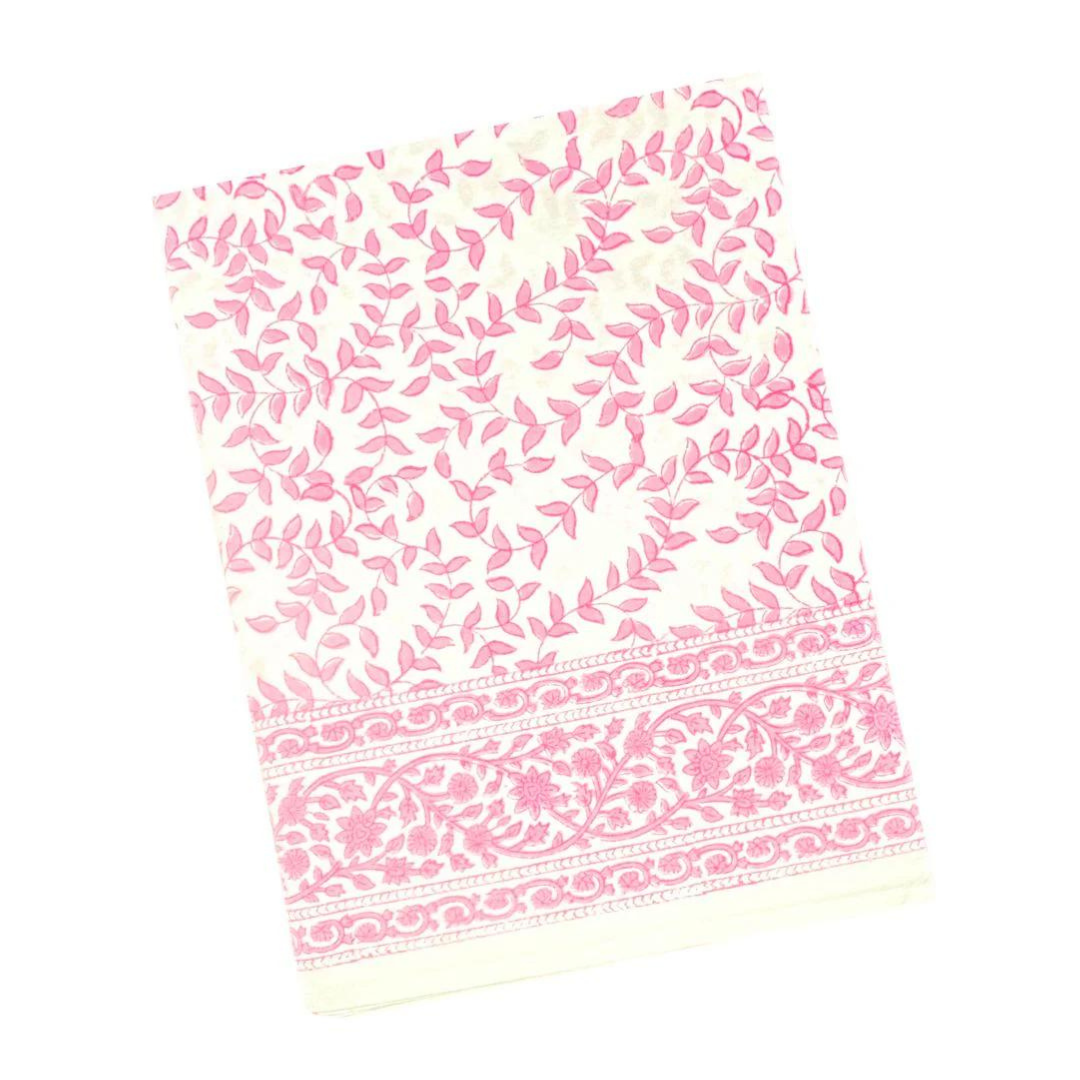 Pink Leaves - Tablecloth