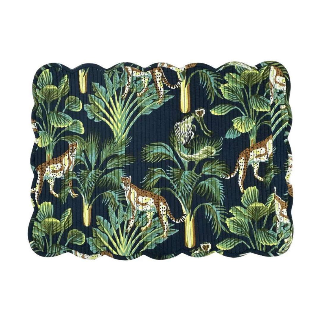 Jungle Quilted Placemats (Set of 4)