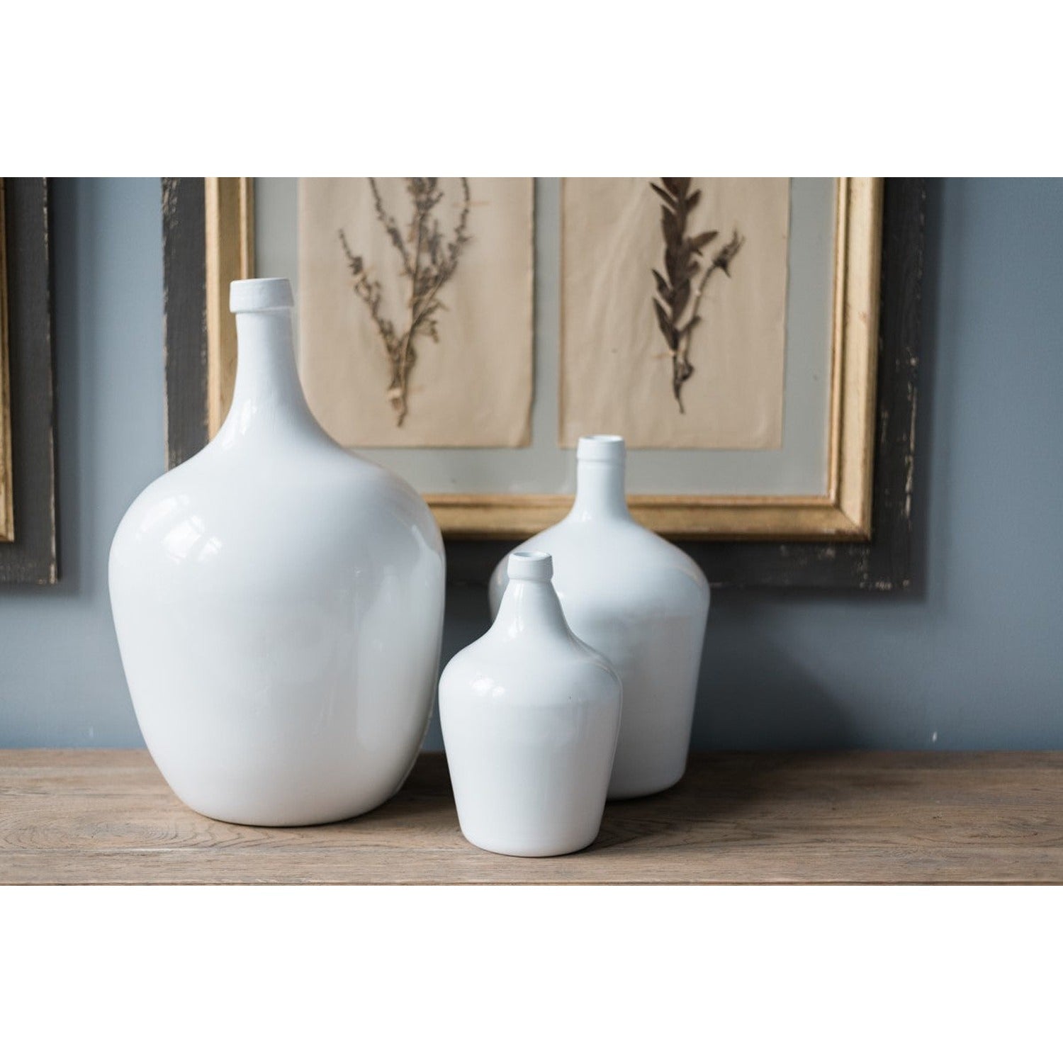 White Demijohn