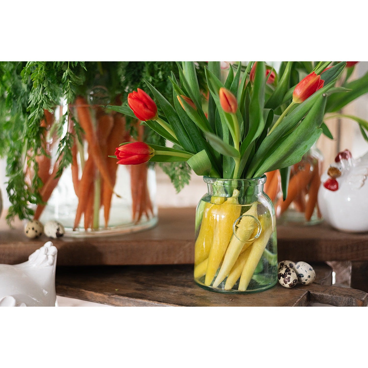 French Bee Mason Jar Vase