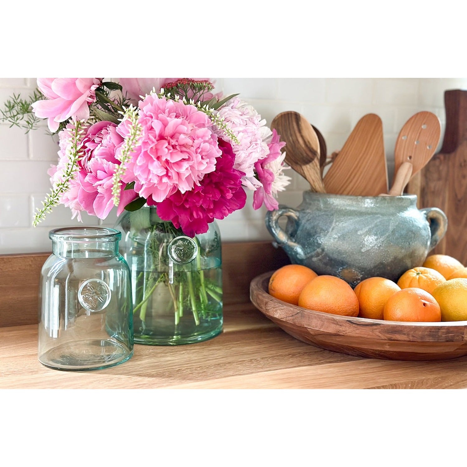 French Bee Mason Jar Vase