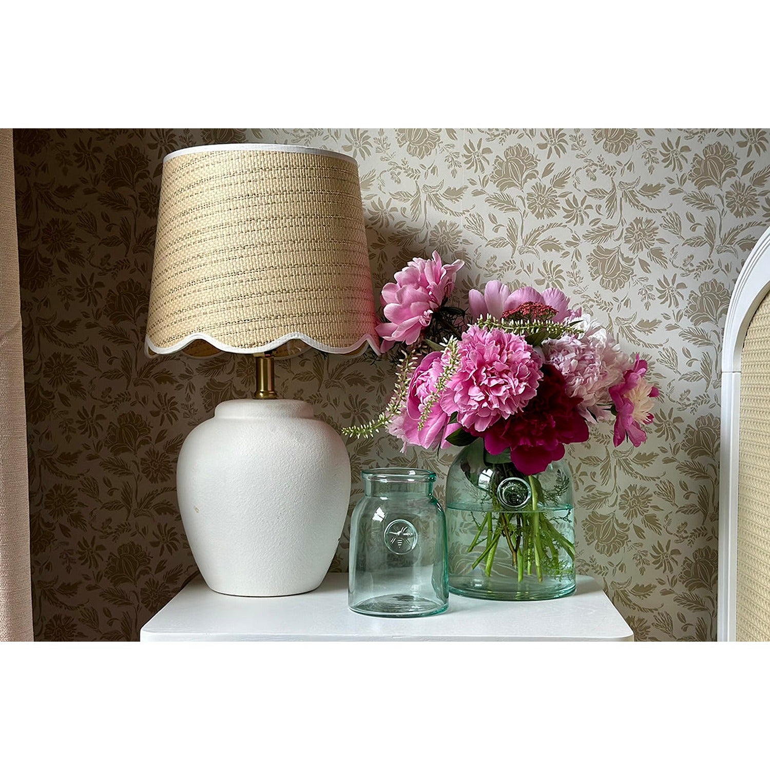 French Bee Mason Jar Vase