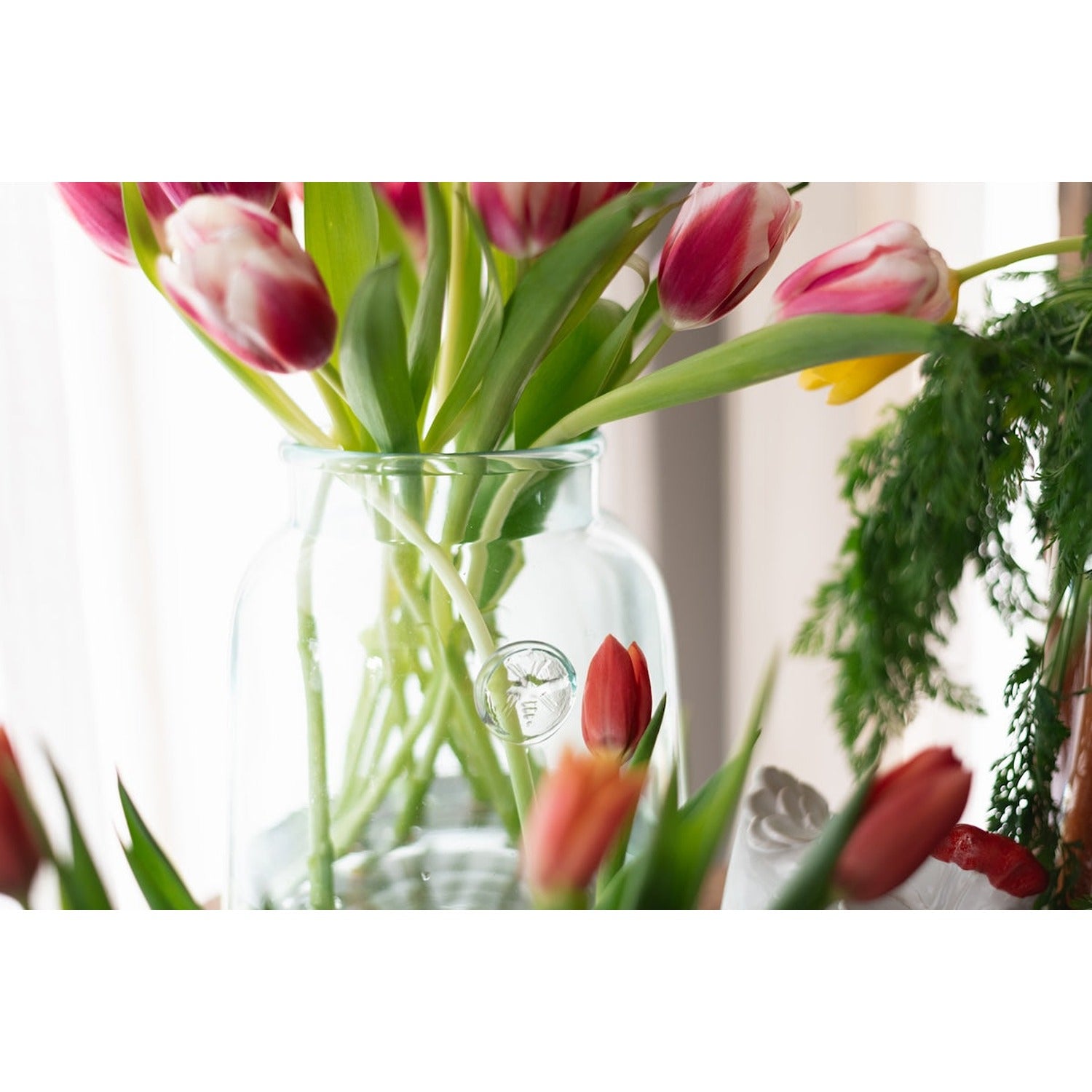 French Bee Mason Jar Vase