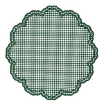 Bettina Placemat - Dark Green Gingham (Set of 4)