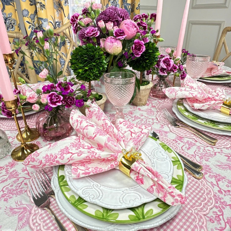 Bettina Placemat - Pink Gingham (Set of 4)