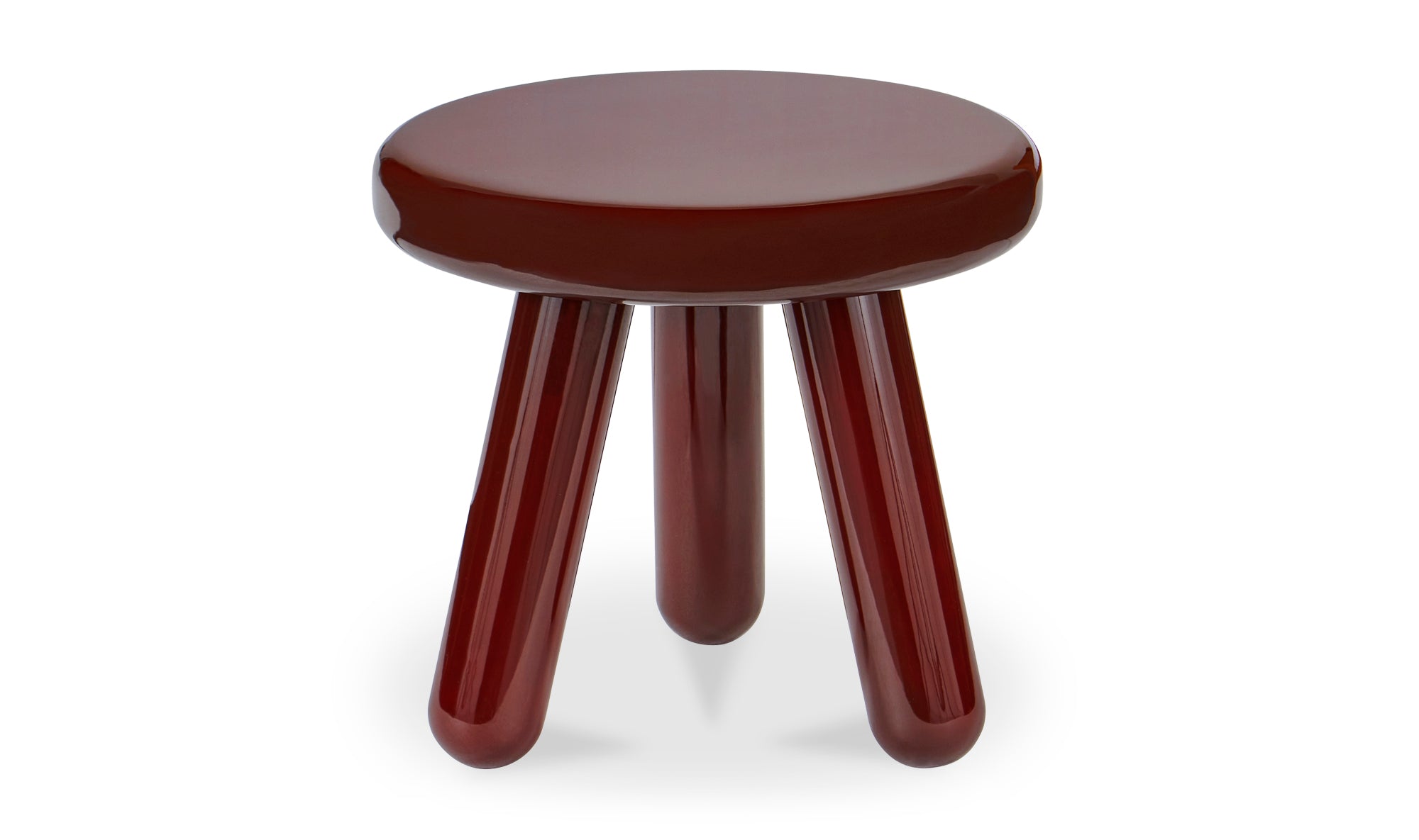Felicity Accent Table - Deep Red Lacquer