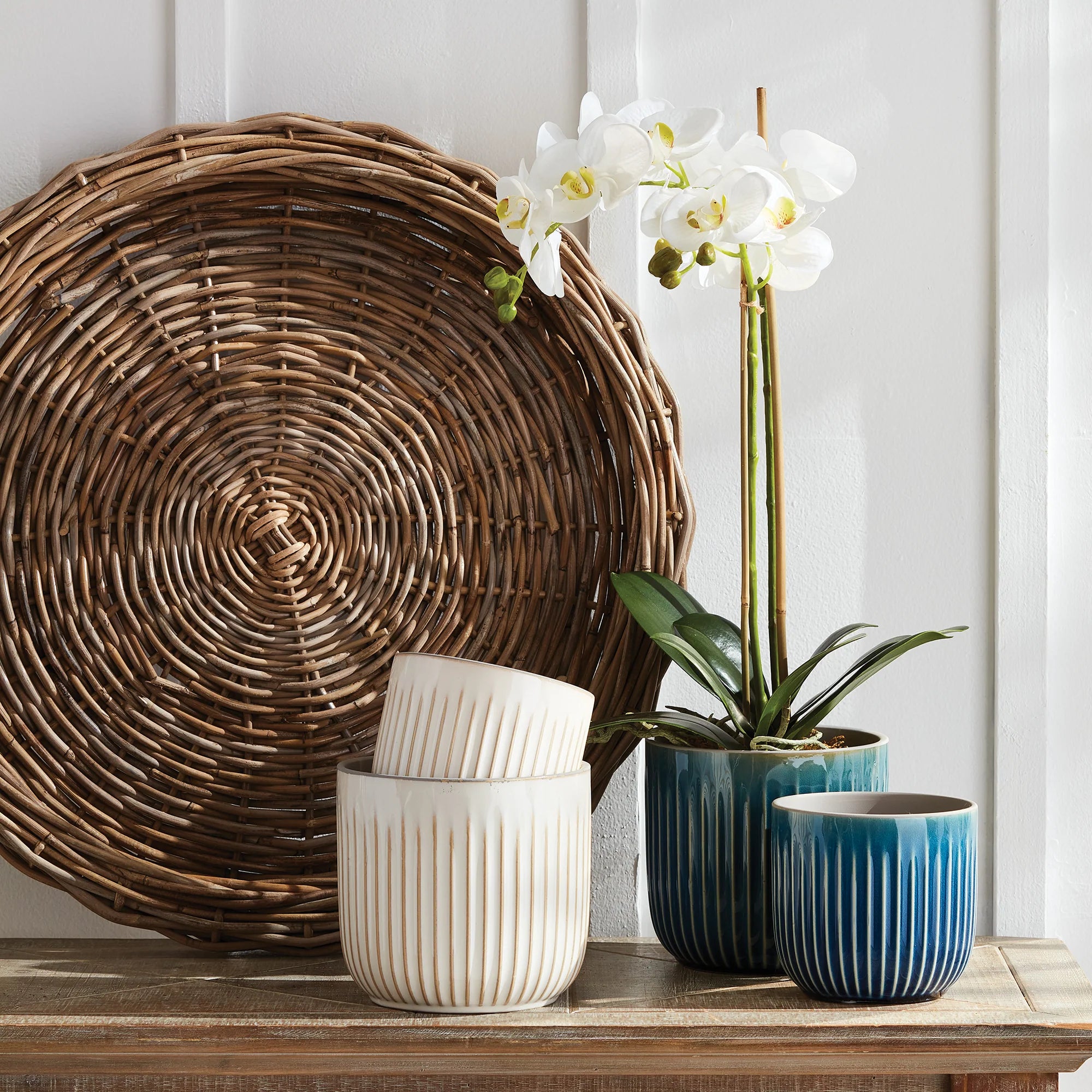 Alena Round Trays Set of 2