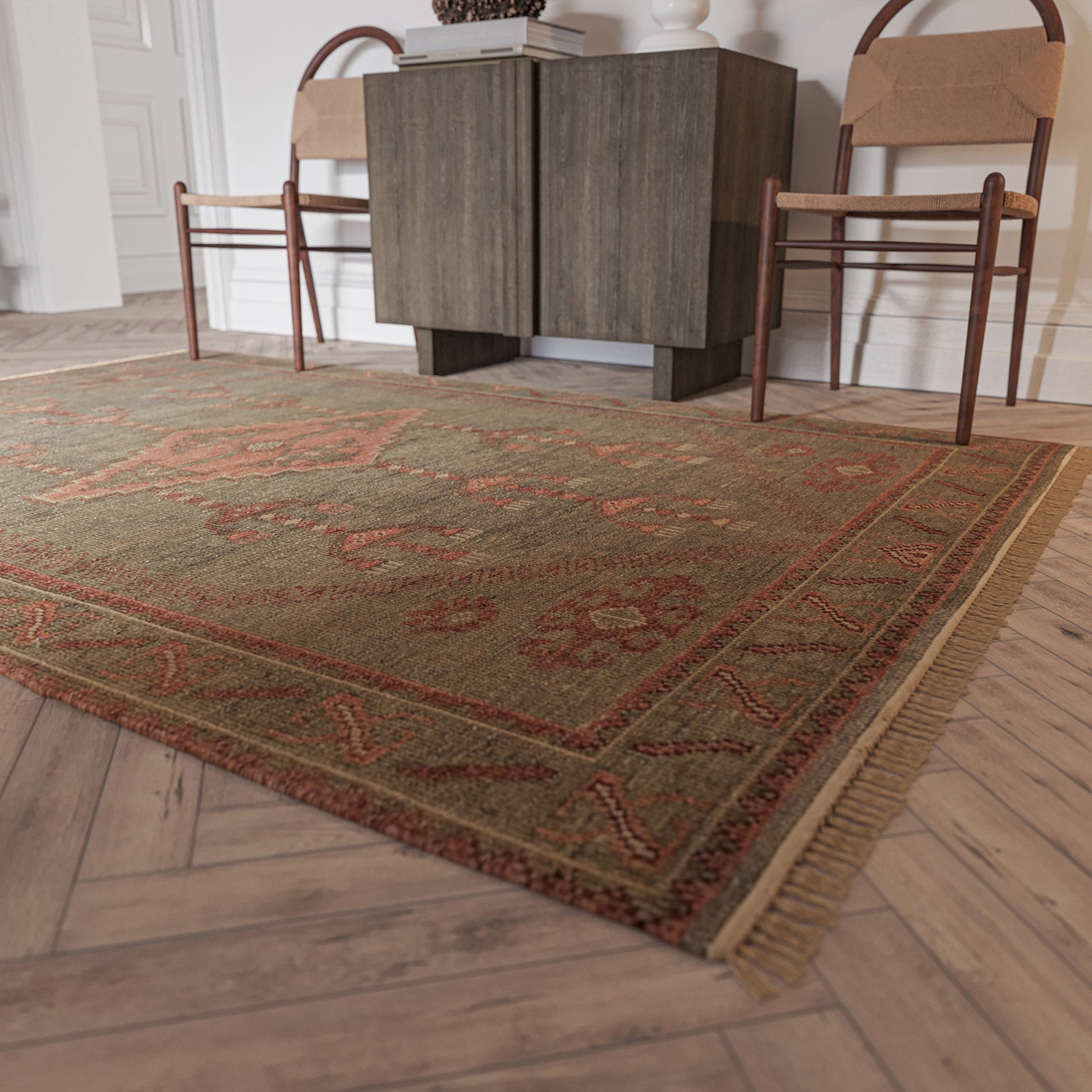 LEMIEUX ET CIE Kouang Batucar Sage Rug