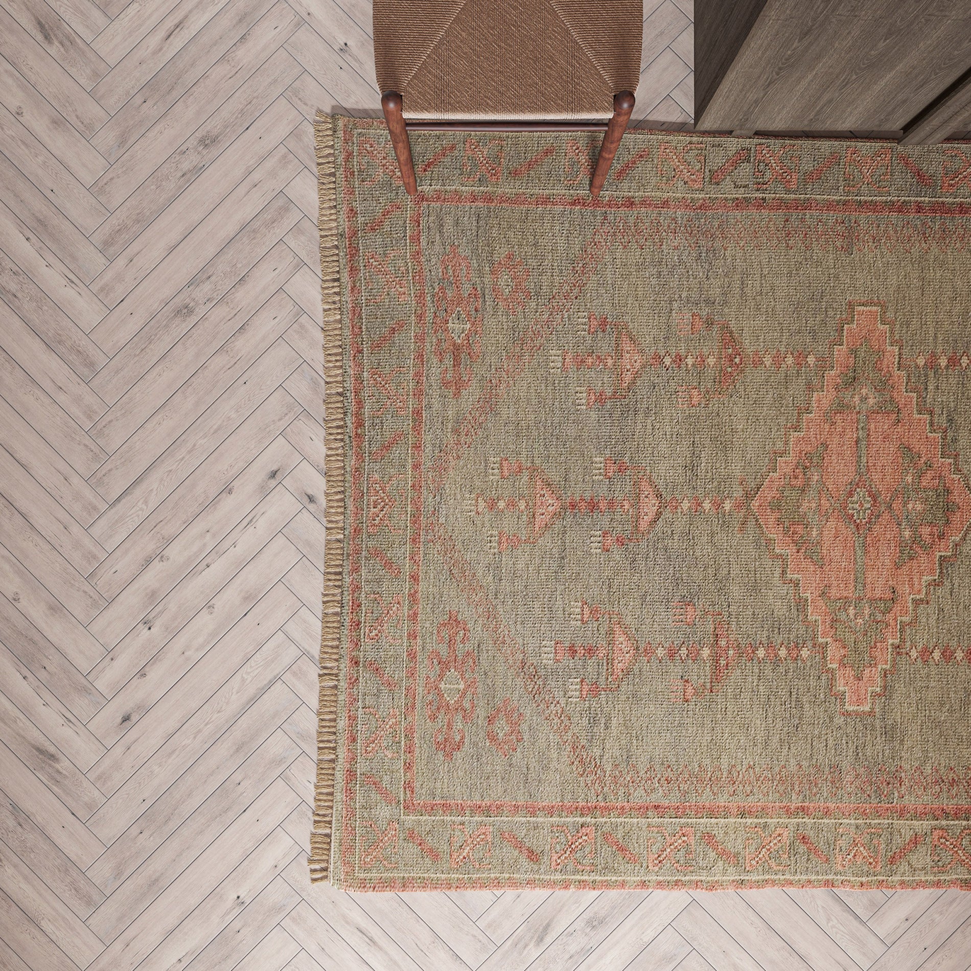 LEMIEUX ET CIE Kouang Batucar Sage Rug
