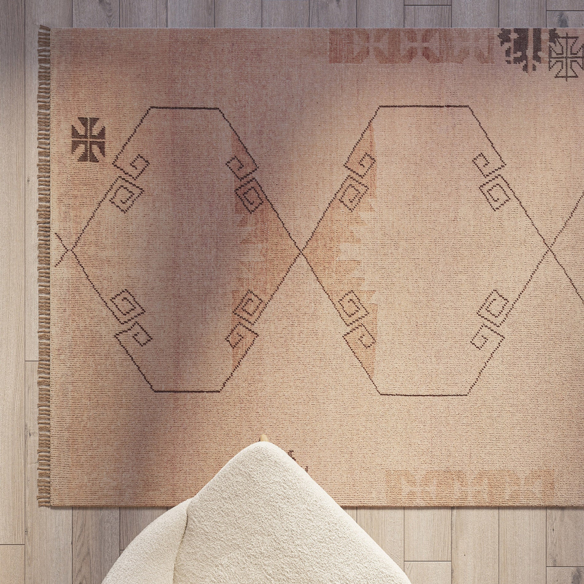 LEMIEUX ET CIE Kouang Paffa Blush Rug