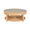 Belden Scalloped Round Coffee Table