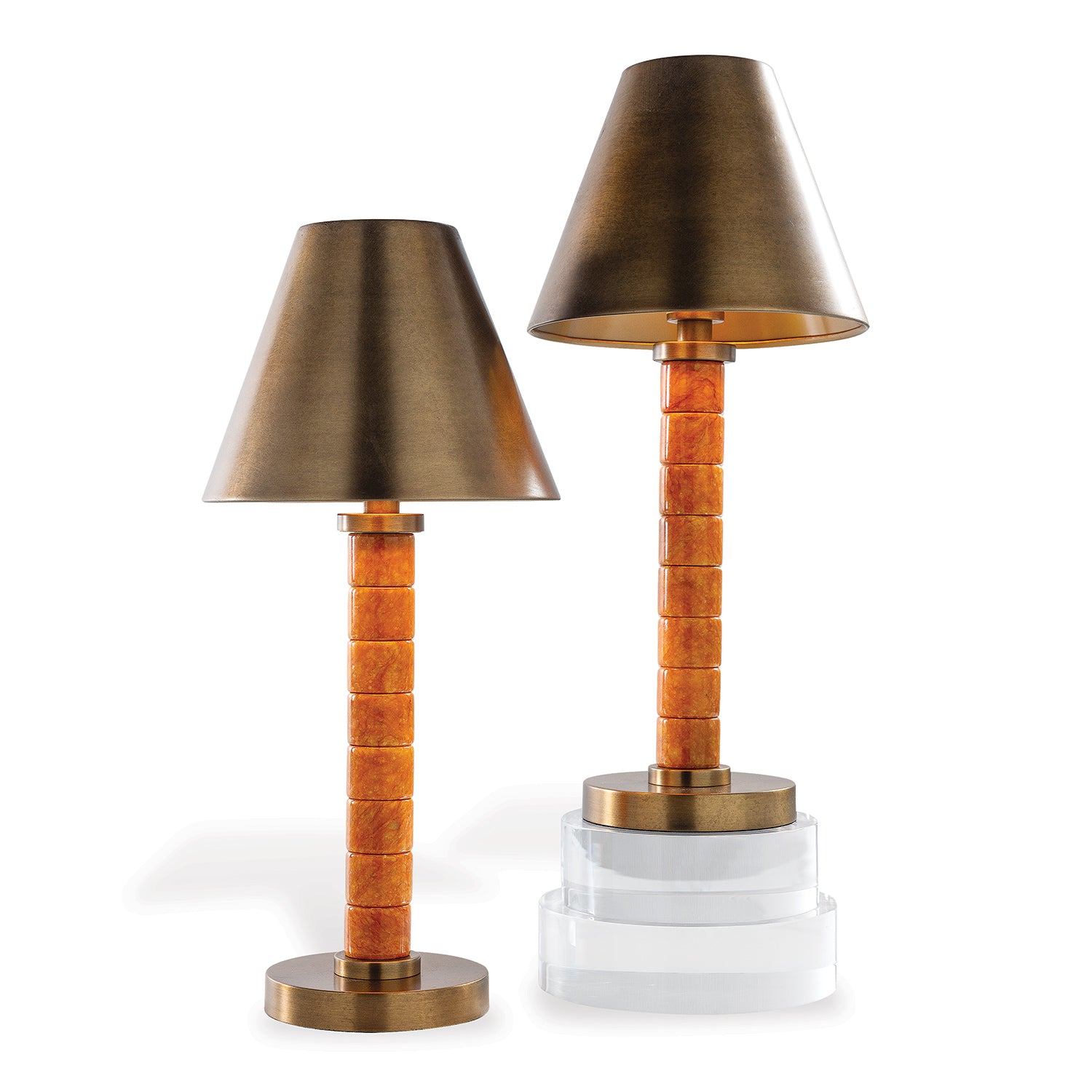 Jade Garden Amber Accent Lamp