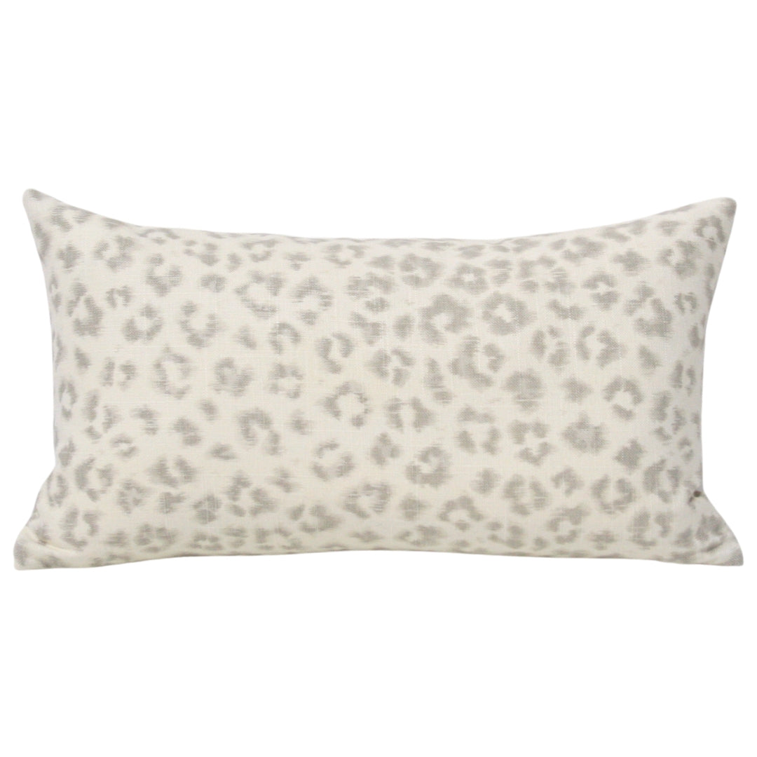 Leopard Linen Taupe & Ivory (Last Chance)