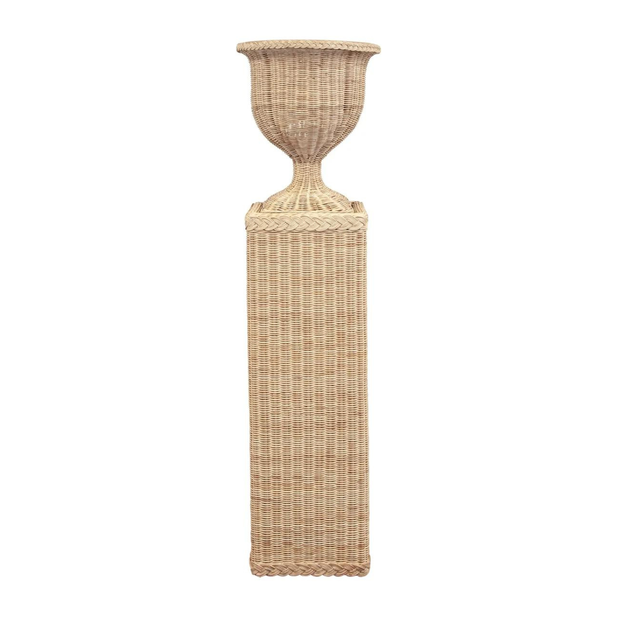 Braided Square Pedestal (Urn sold separately)