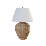 Wicker Jar Lamp Base