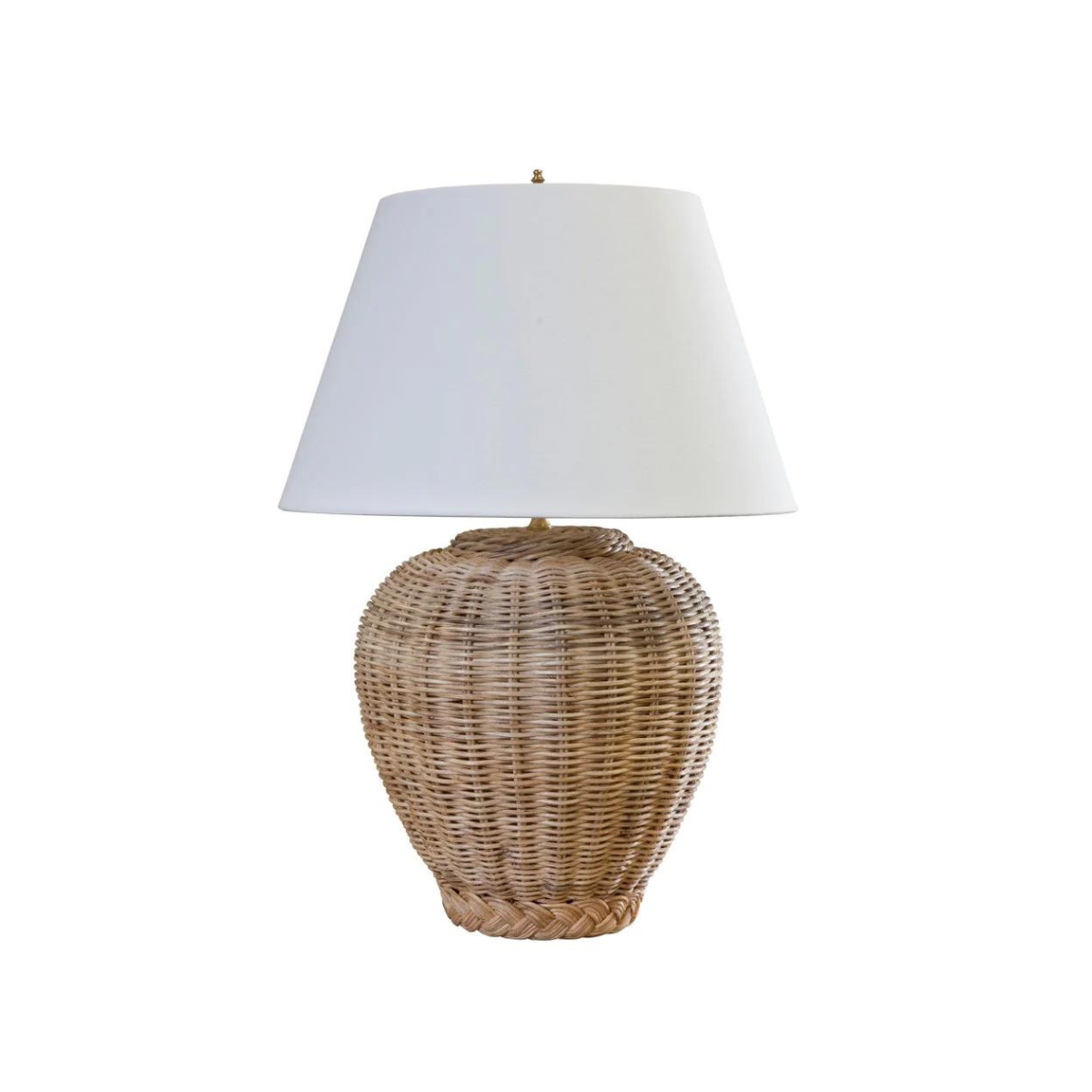 Wicker Jar Lamp Base