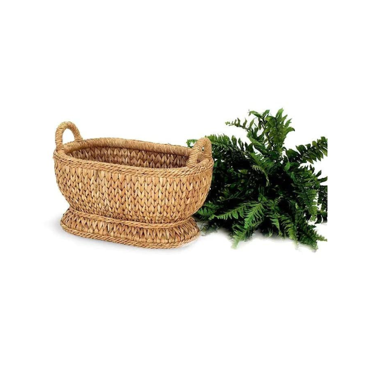 Sweater Weave Oval Compote