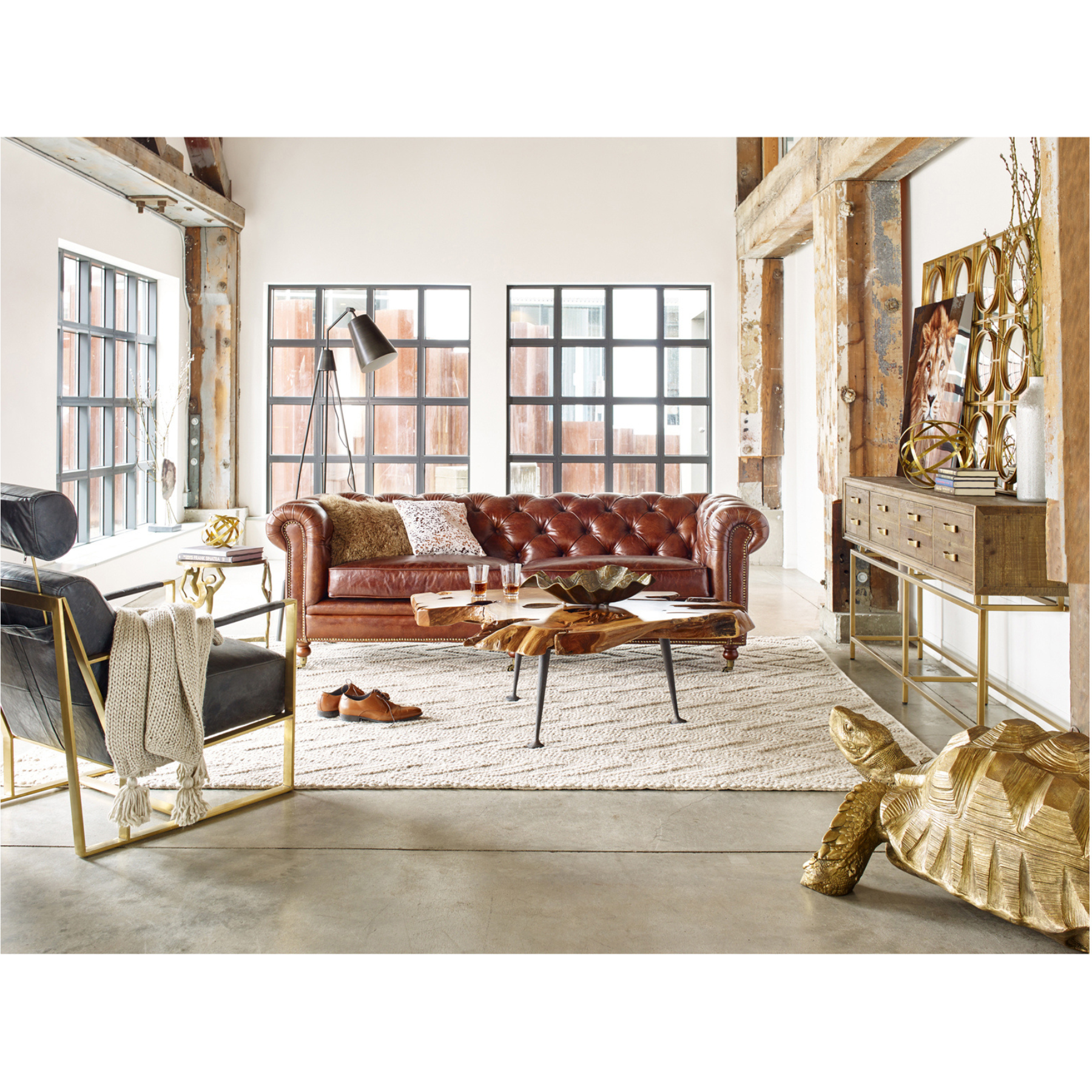 Briarwood Sofa - Dark Brown