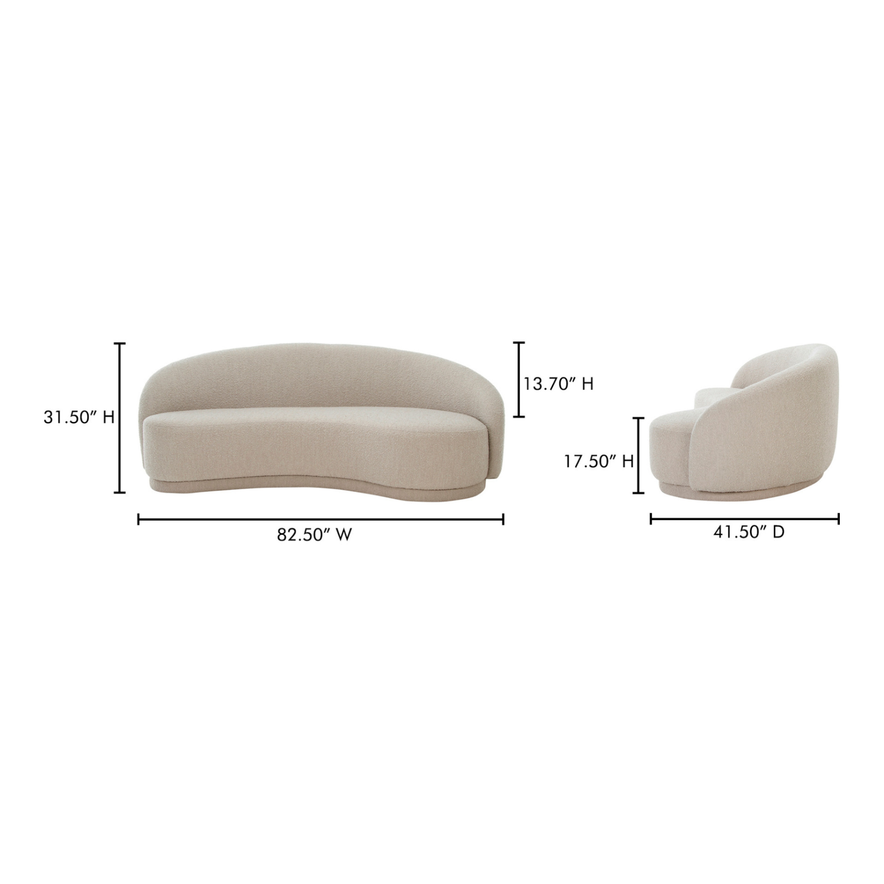 Carteus Sofa - Shitake Beige