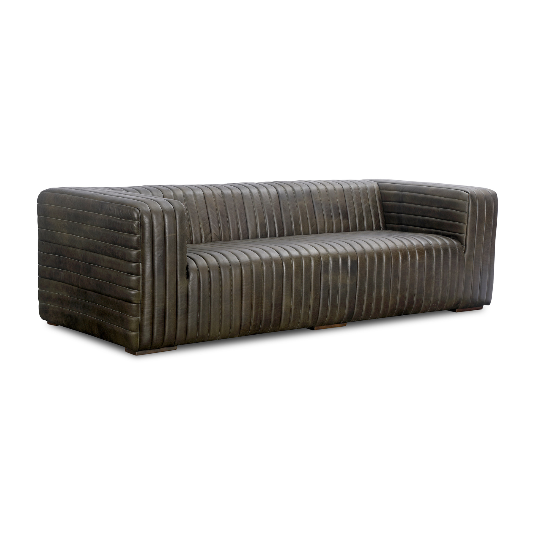 Fortis Sofa - Charred Olive