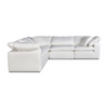 Gaia Classic L-Shaped Modular Sectional - Cream White