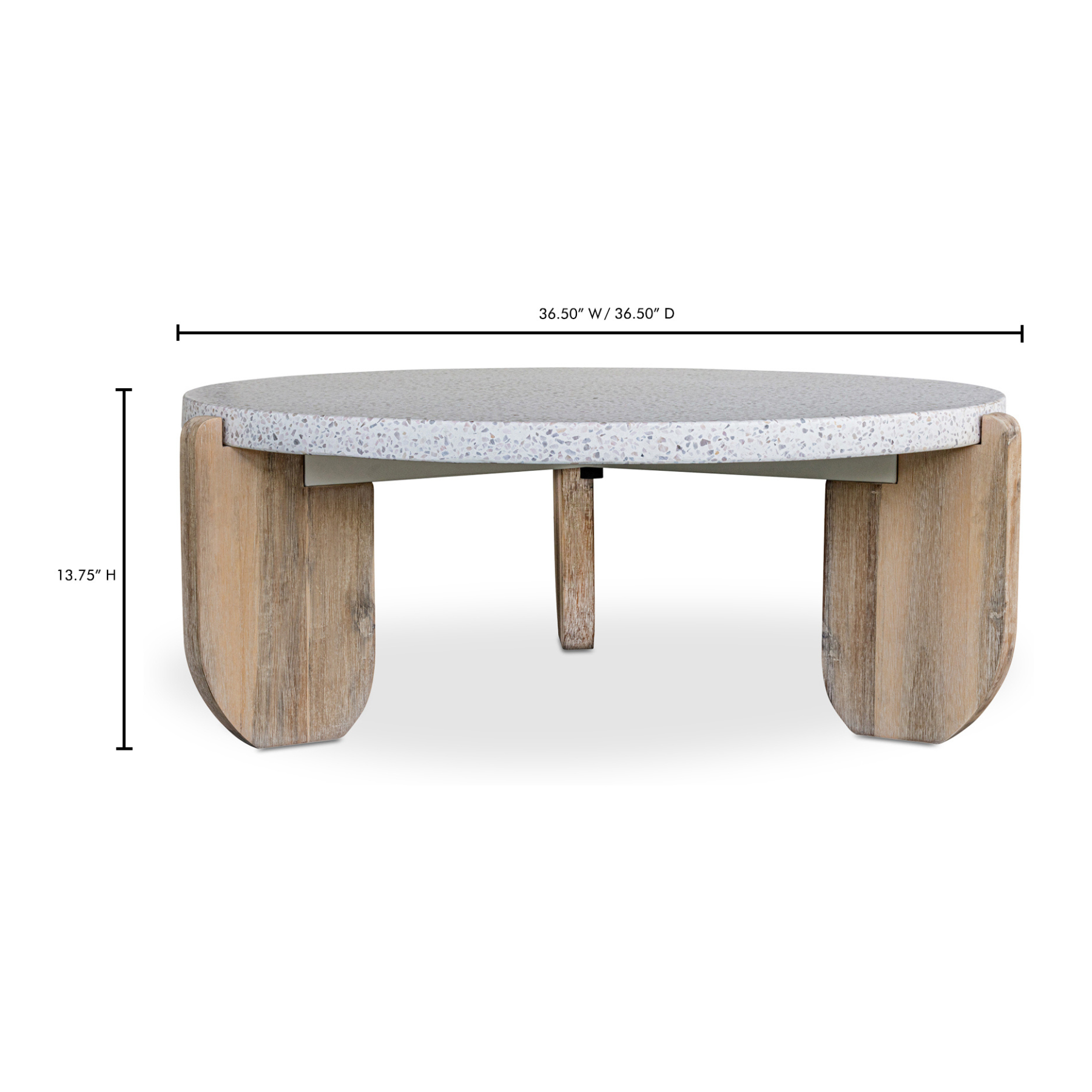 Glimmer Coffee Table - White