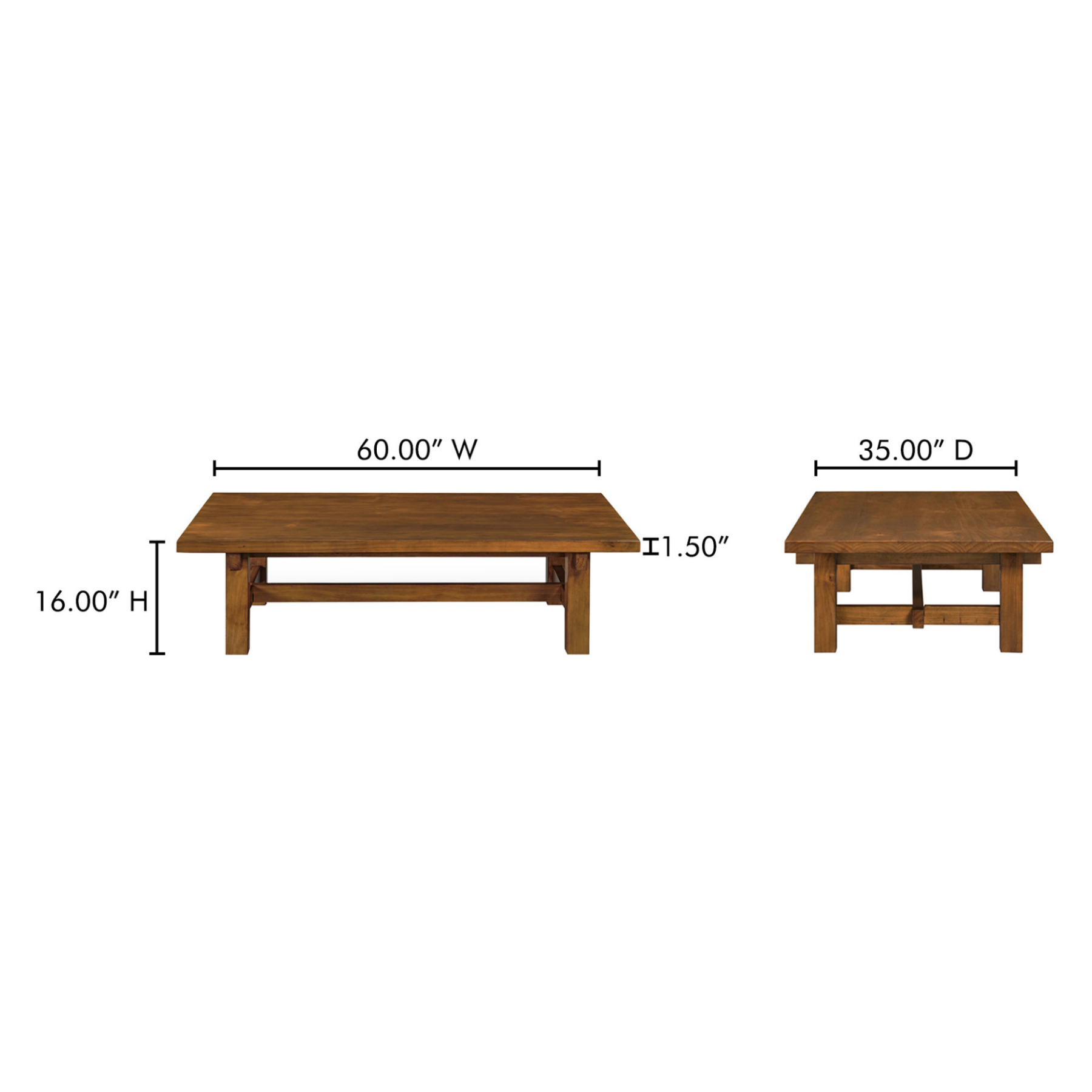 Hiro Coffee Table Vintage Brown