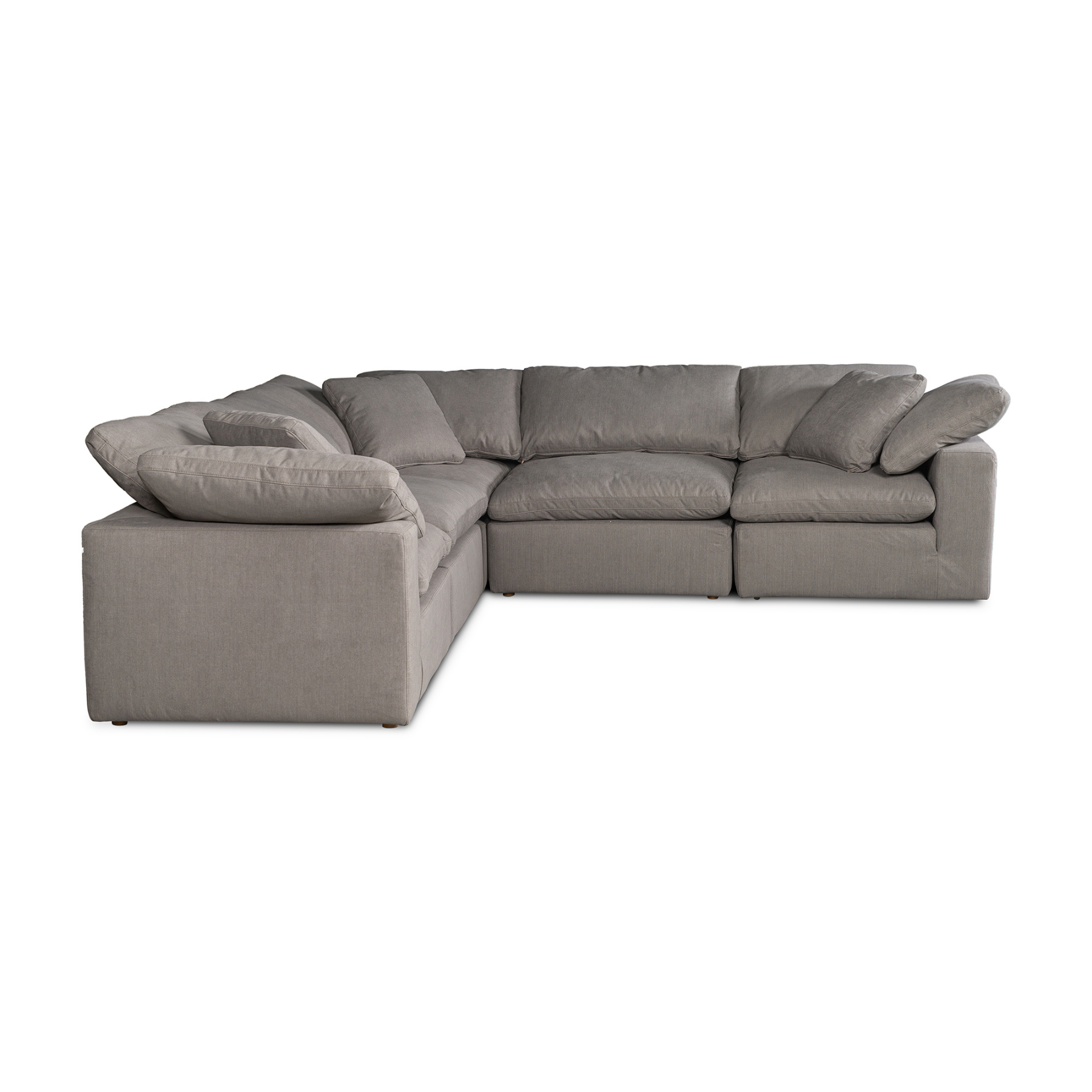 Holt Classic L-Shaped Modular Sectional - Light Grey