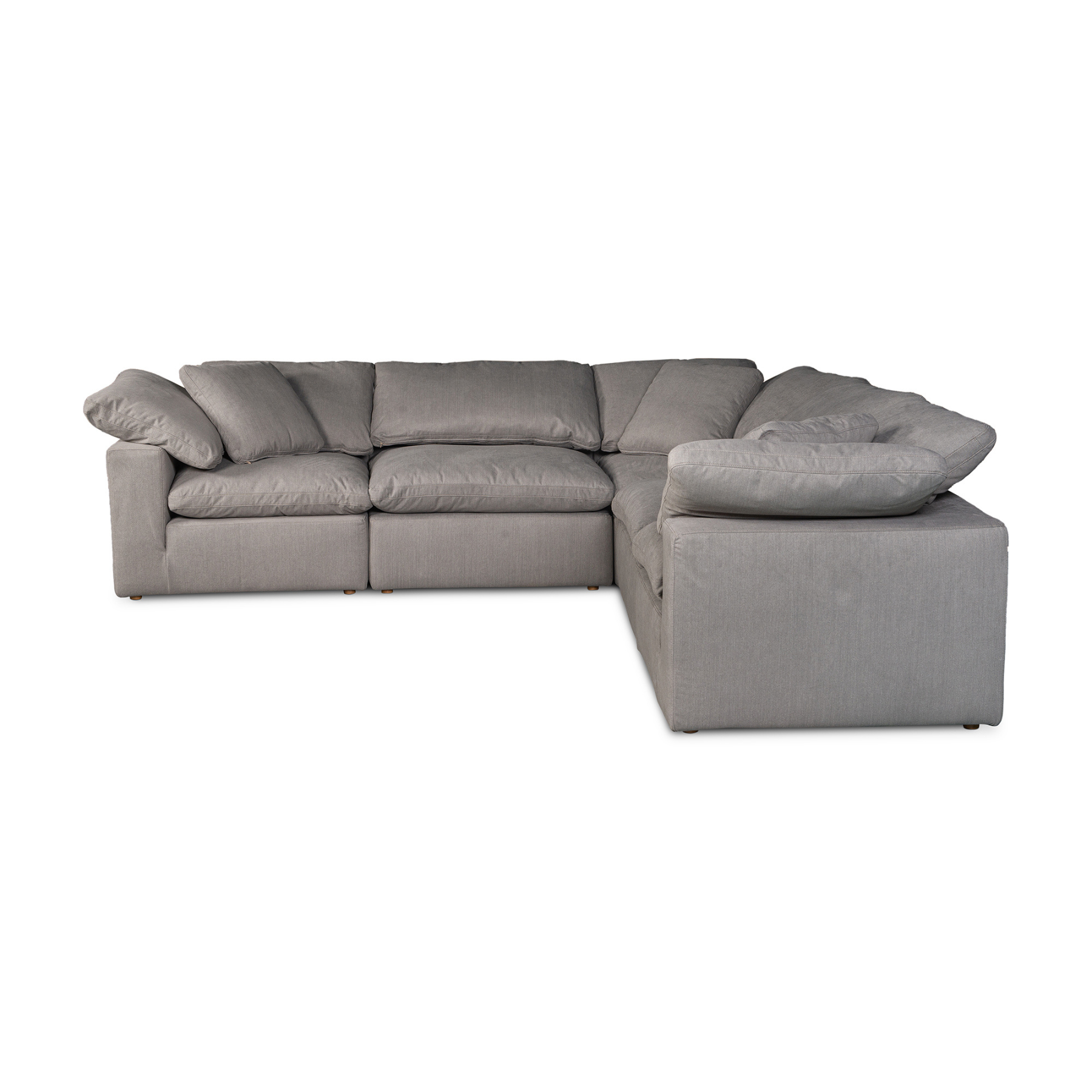Holt Classic L-Shaped Modular Sectional - Light Grey