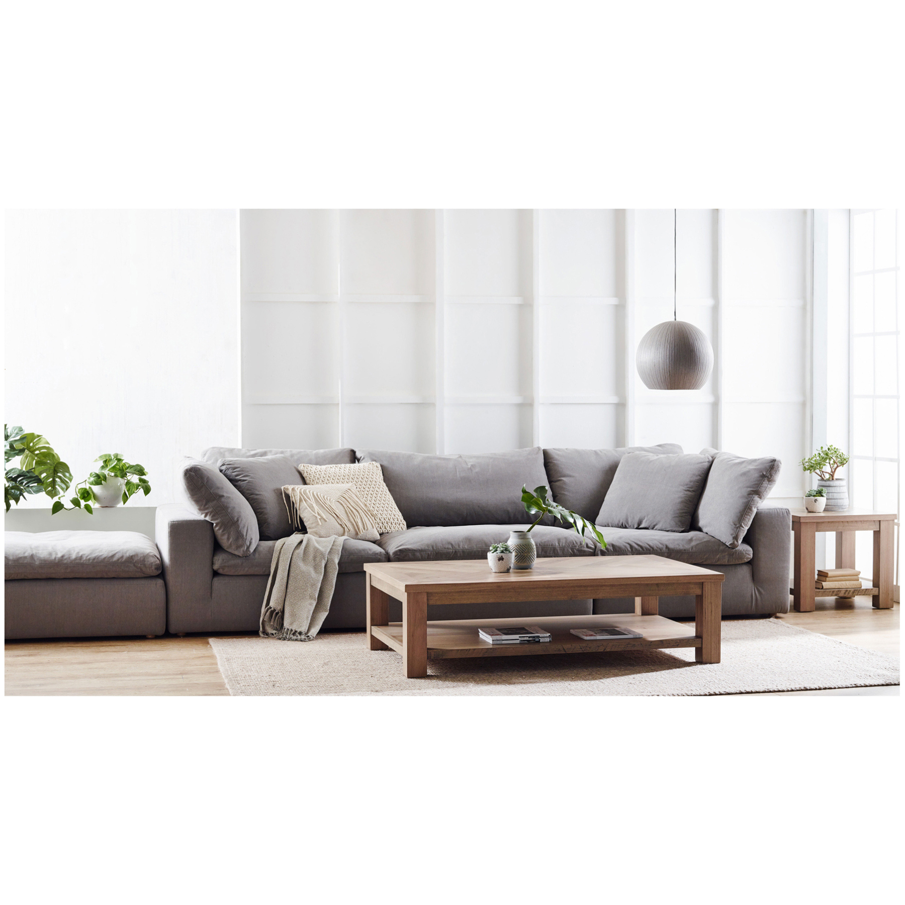Holt Modular Sectional - Light Grey