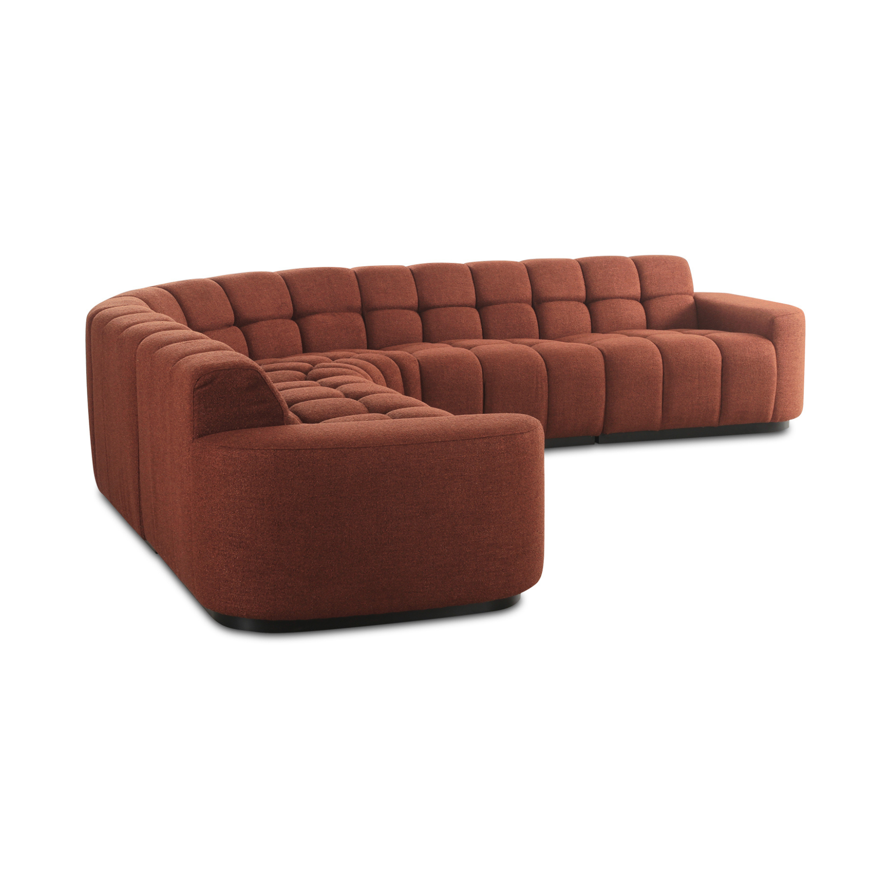 Jaxon L-Shaped Sectional - Rust