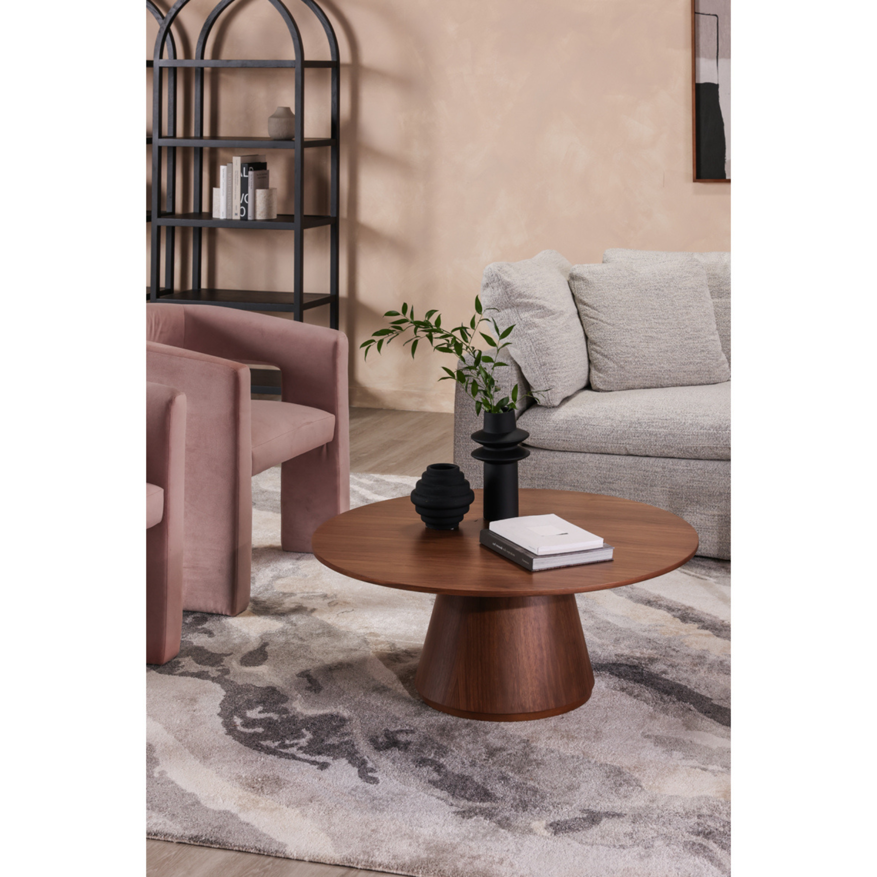 Kael Coffee Table - Walnut Brown