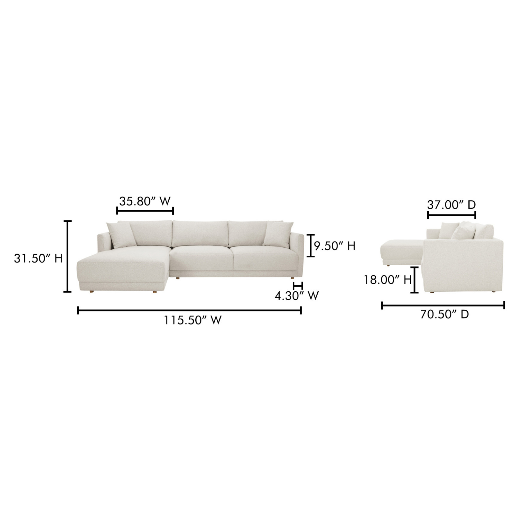 Fenn Sectional - Oyster