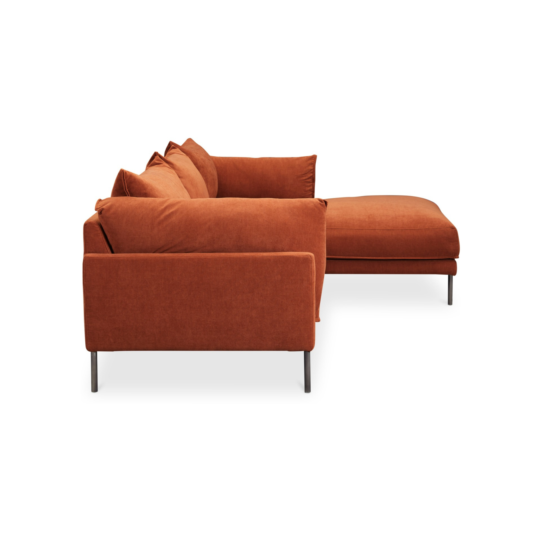 Liora Sectional - Burnt Auburn