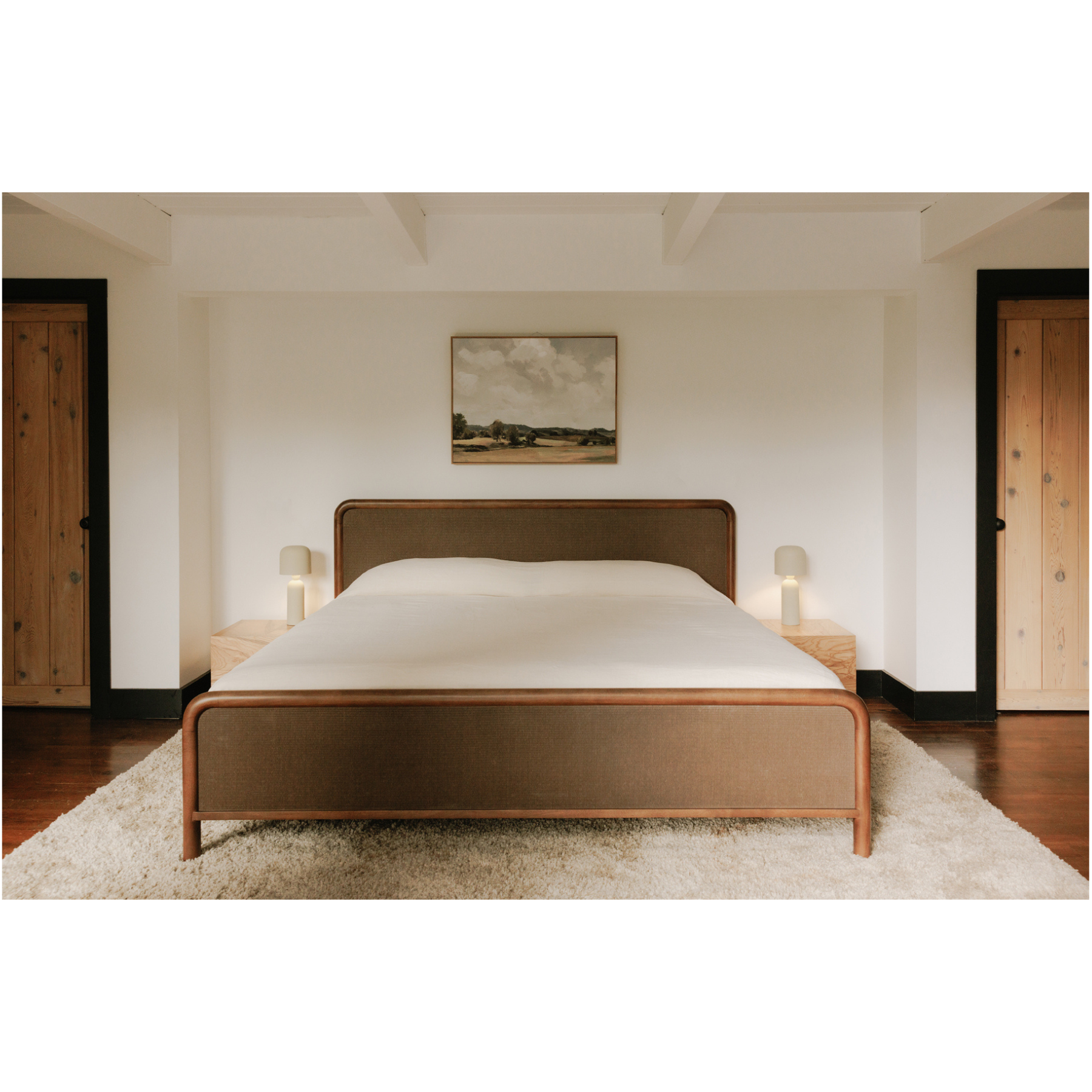 Larkin Bed Warm Brown