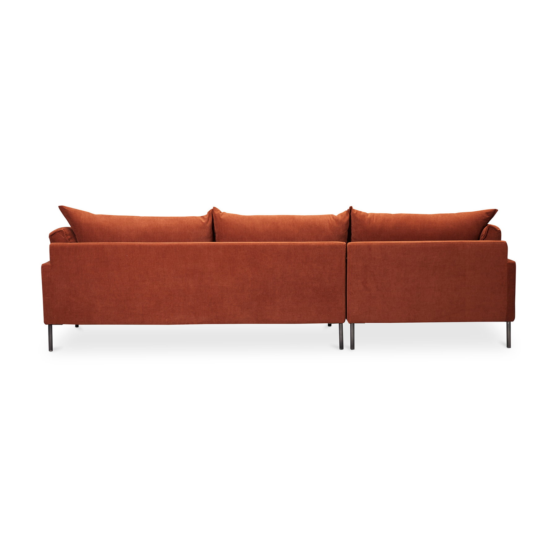 Liora Sectional - Burnt Auburn